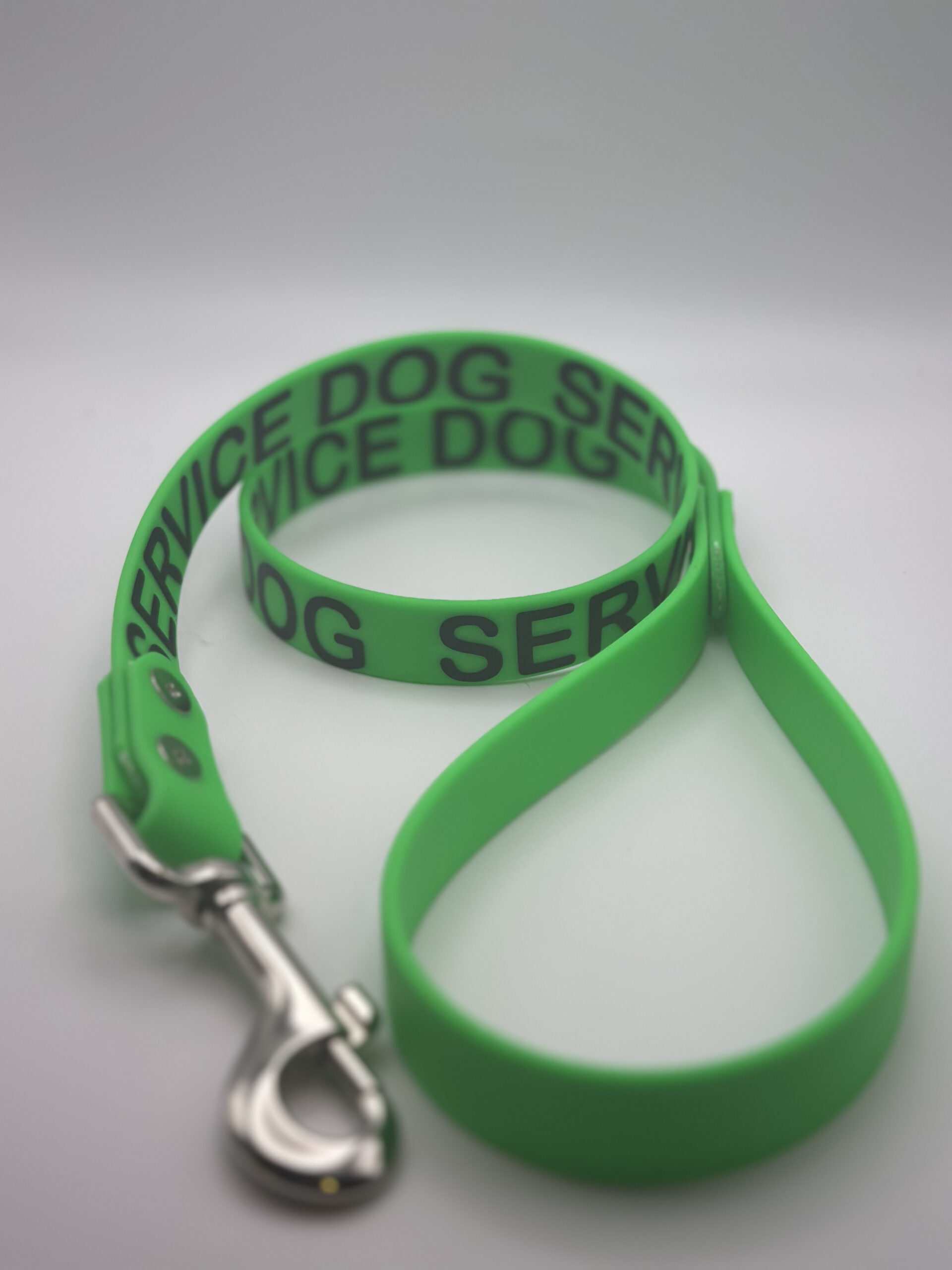 GREEN 528 Working "Service Dog" leash - PREMADE